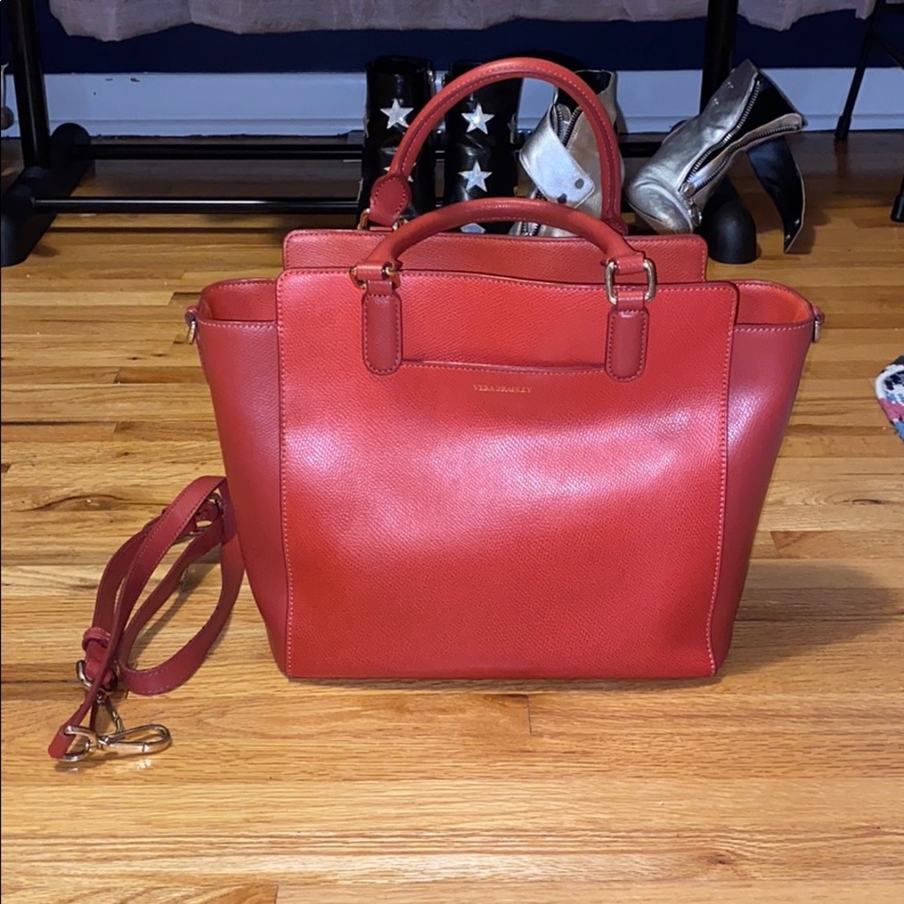 Coral Vera Bradley Leather Purse